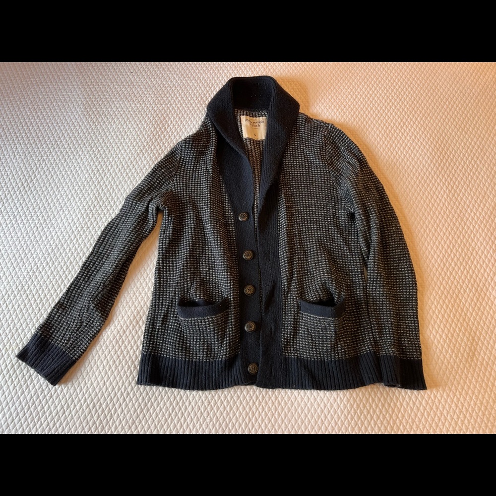 Blue Cardigan - Abercrombie - Small - Soft!